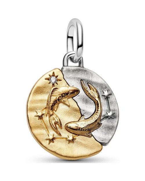 Pandora-medaillon ME 764991C01 Vissen met zirkonia