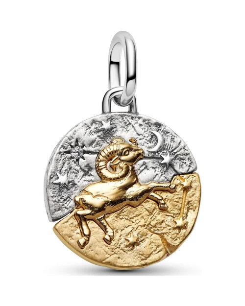 Pandora-medaillon ME 764993C01 Ram met zirkonia
