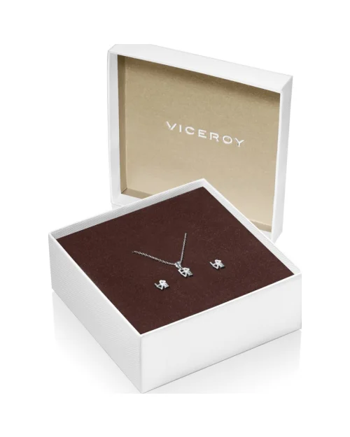 Necklace and earrings pack Viceroy 5083K000-30 woman silver