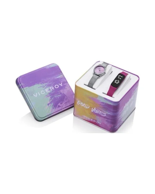 Viceroy Next 41104-95 paket med klocka och armband för flickor