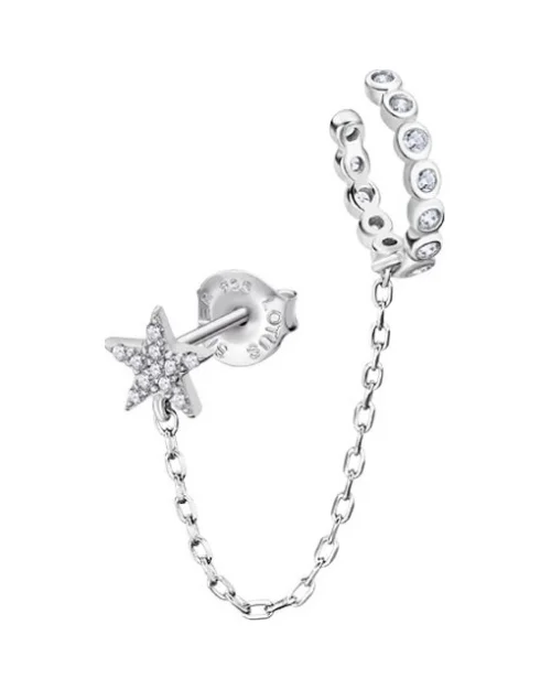 Lotus Silver LP3338-9/1 woman chain earring