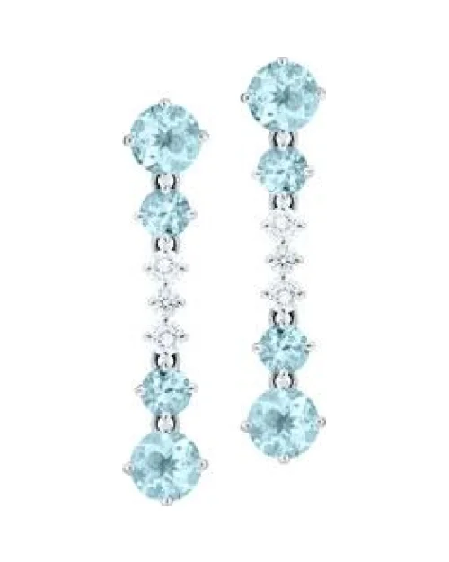 Rosa Clará ARGOS RCA8 Damen Anhänger Ohrringe Weißgold Diamant