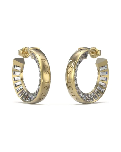Guess JUBE03008JWYGT-U Icon hoepel oorbellen