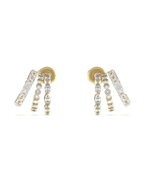 Guess JUBE03307JWYGT-U Crazy hoepel oorbellen