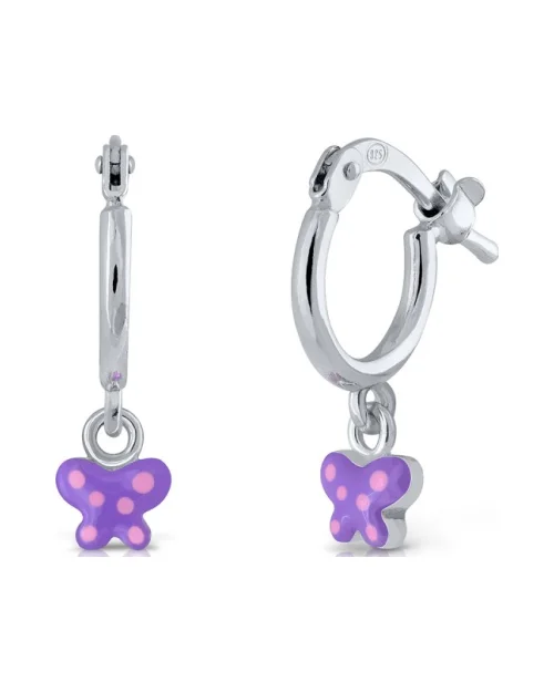 Hoop earrings La Petra 001001 butterflies