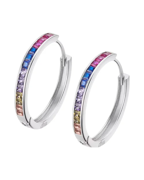 Pendientes de aro Lotus Silver LP3396-4/8 mujer