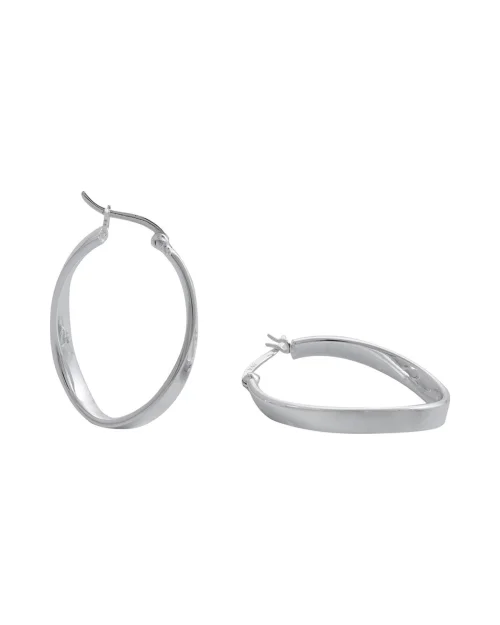 Pendientes de aro ondulado R1487B Vidal & Vidal  