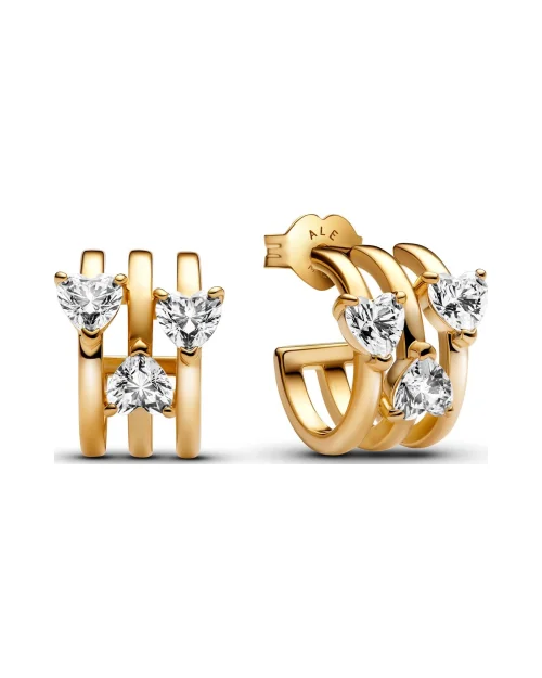 Pendientes de aro Pandora 263656C01 Timeless