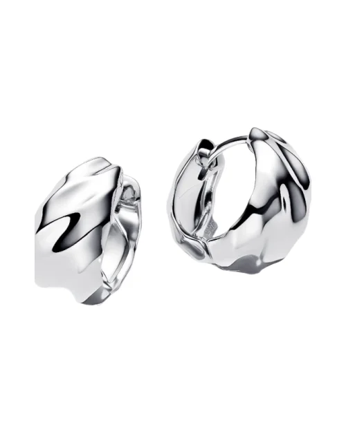 Pendientes de aro Pandora Essence 293874C00 ondas