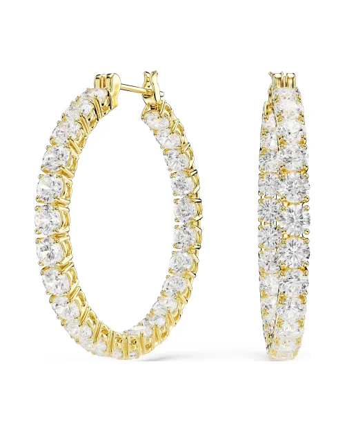 Swarovski 5750620 Matrix vita örhängen