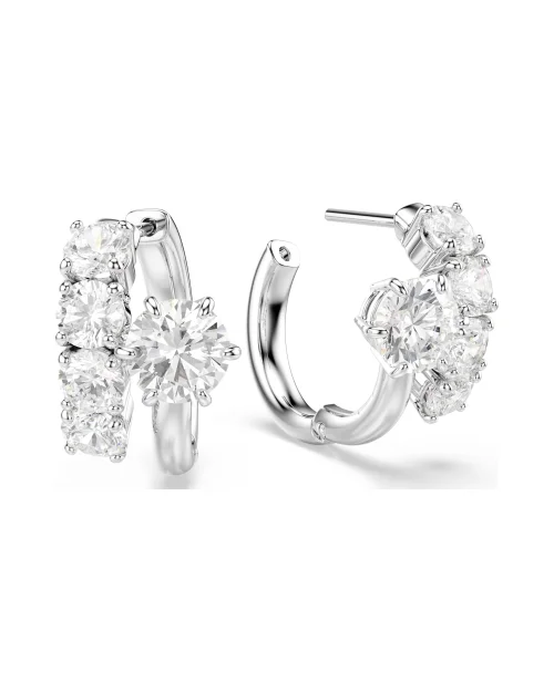 Boucles d'oreilles Swarovski Matrix 5753572 blanc