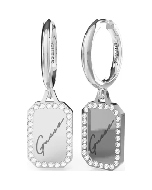 Guess JUBE01133JWRHT-U Kolczyki z kryształową przywieszką 