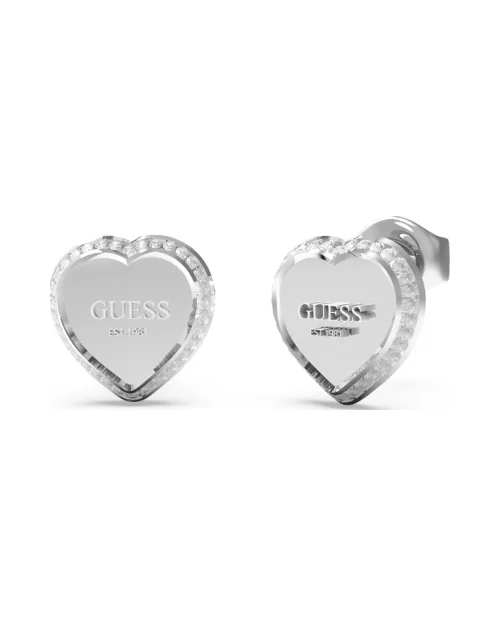 Guess JUBE01427JWRHT/U Kolczyki w kształcie serca