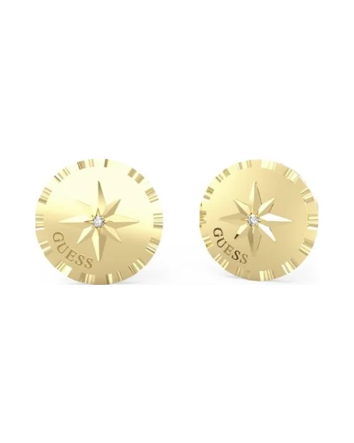 Guess JUBE02206JWYGT-U Monete roestvrijstalen oorbellen