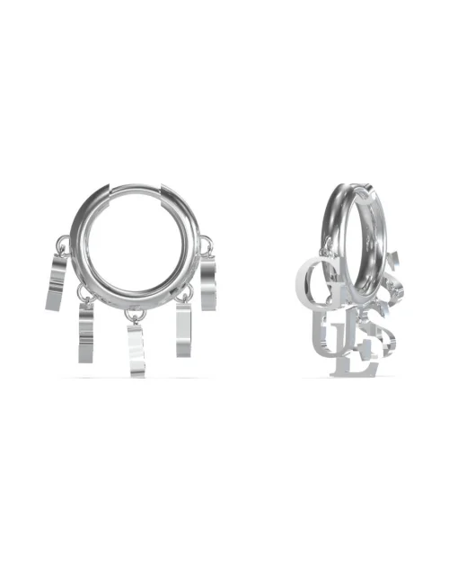 Guess JUBE03140JWRHT-U Kolczyki damskie Huggie Me