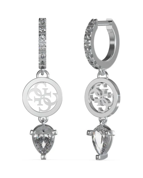 Guess JUBE03141JWRHT-U Kolczyki damskie Huggie Me