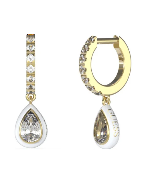 Guess JUBE03143JWYGWHT-U Huggie Me Oorbellen