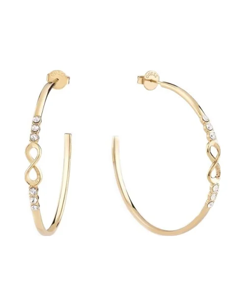 Guess JUBE03269JWYGT-U Oneindige oorbellen voor dames