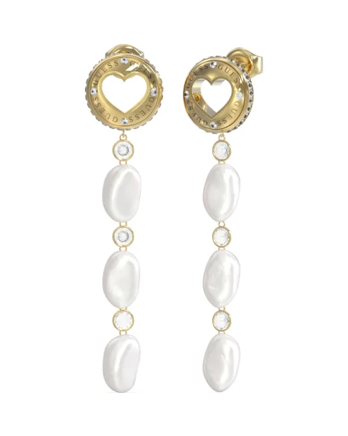 Guess JUBE03340JWYGT-U 4G Rolling Oorbellen