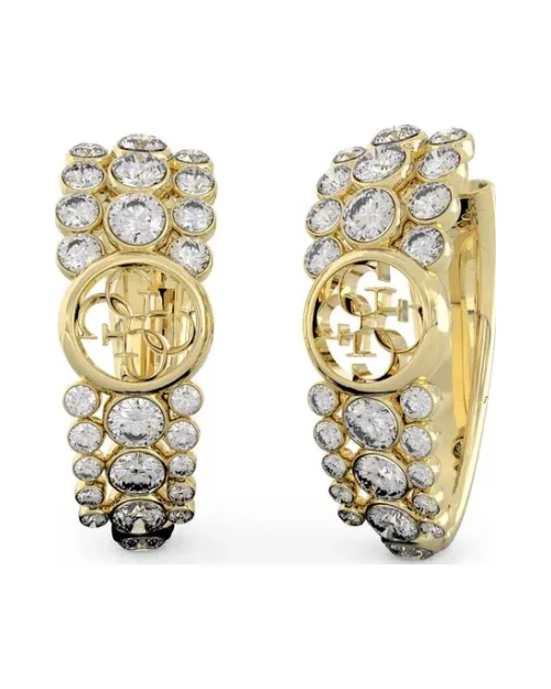 Guess JUBE03367JWYGT-U Perfecte illusie oorbellen
