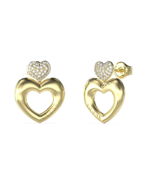 Guess JUBE05209JWYGT-U Verliefde oorbellen