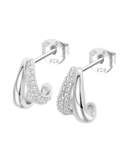 Lotus Silver LP3846-4/1 beyond classic earrings