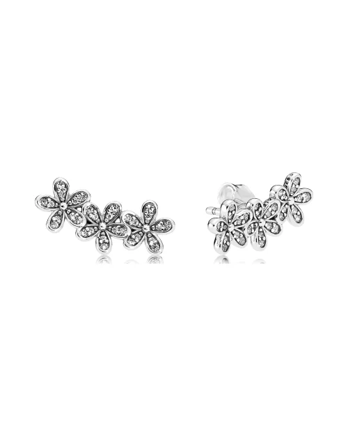 Pandora 290744CZ Damskie kolczyki Ramo Daisy Dazzling
