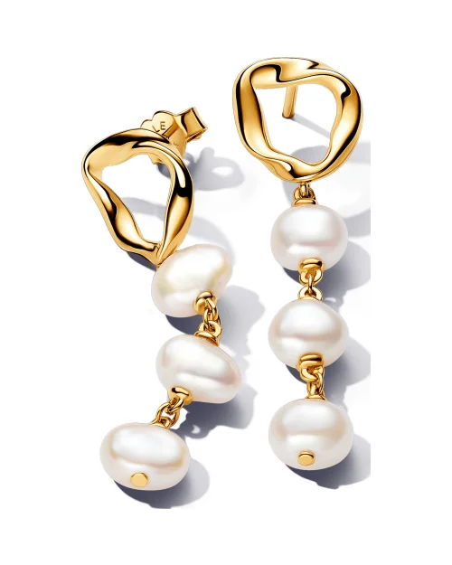 Pendientes Pandora colgantes 263263C01 perlas 