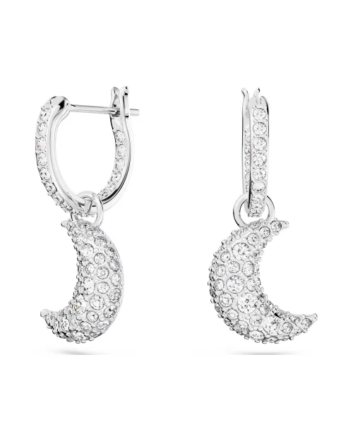 Kolczyki Swarovski Luna 5666157 biały