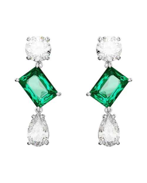 Zielone kolczyki Swarovski Mesmera 5665878 