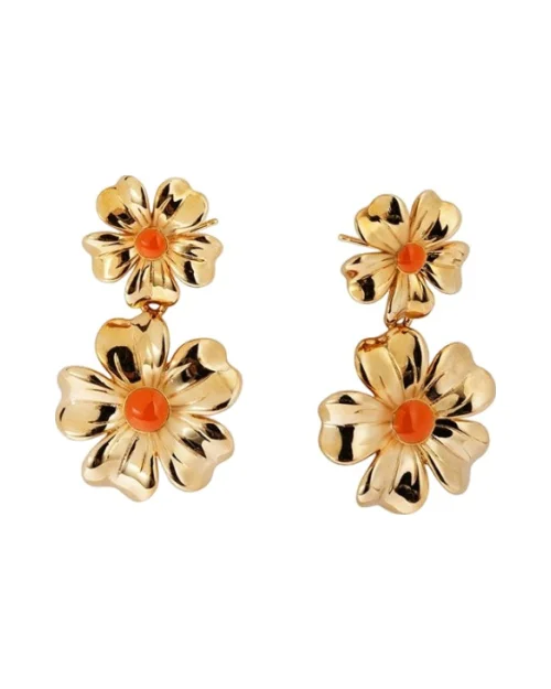 Pendientes Verbena Vidal & Vidal X47630 esmalte