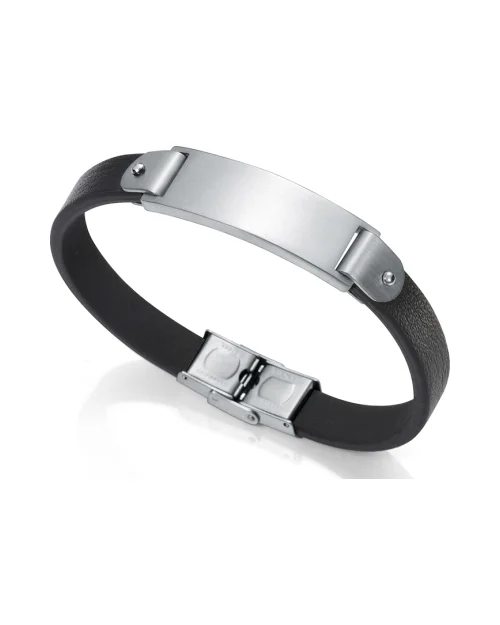 Viceroy Air Armband 75160P01010 herenleer en roestvrij staal