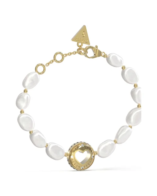 Bransoletka Guess JUBB03342JWYGS Rolling hearts 