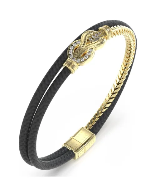 Guess JUMB05029JWYGBKS Armband mit Seemannsknoten