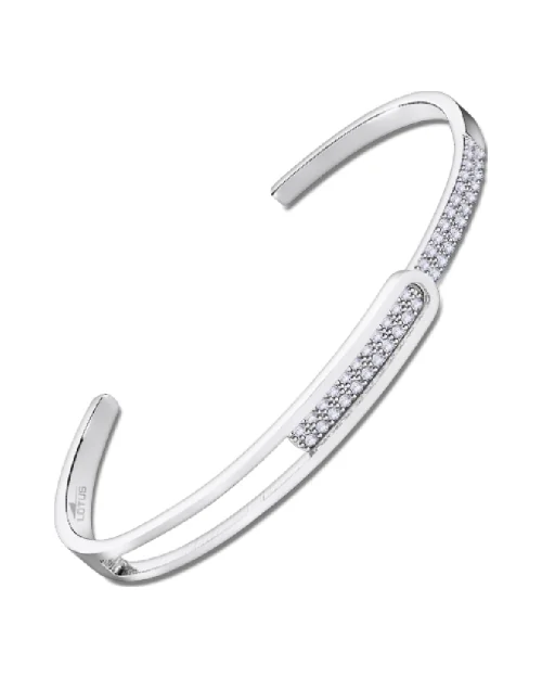 Bracciale Lotus Bliss LS2168-2/1 in acciaio inossidabile placcato argento