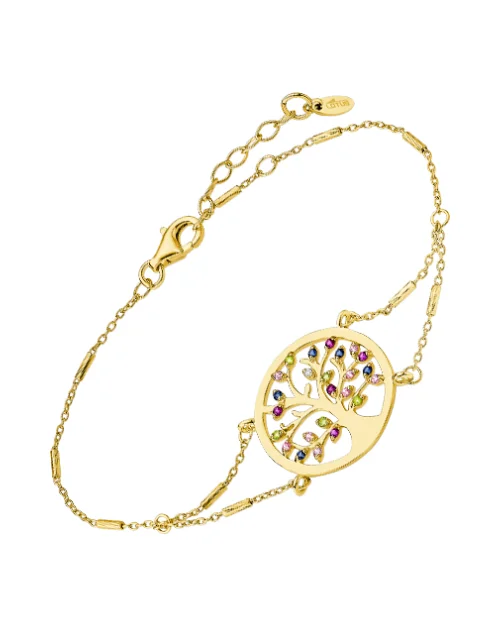 Pulsera LOTUS FAMILY TREE LP1890-2/2 mujer IP dorado