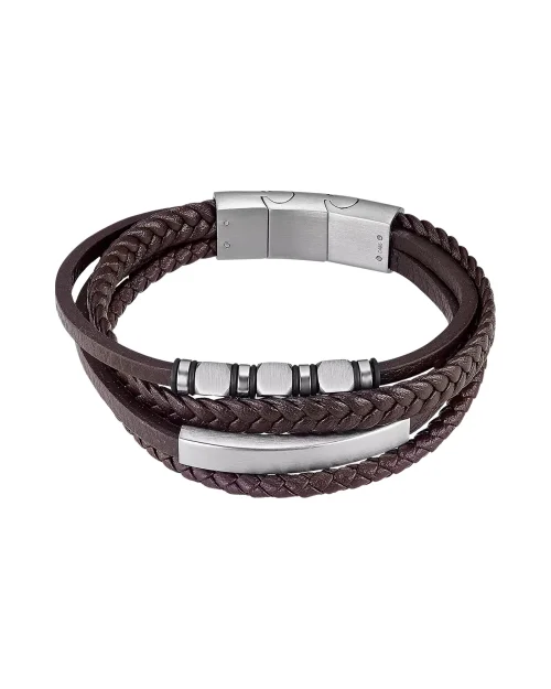 Lotus Style Urban Man Armband LS2593-2/2 Leer
