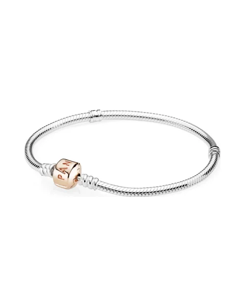 Pandora Armband 580702-18 Dam Clip Moments Pandora Rose