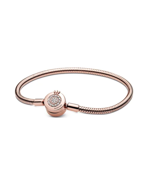 Pandora Armband 589046C01-19 Fonkelende Kroon Rosé