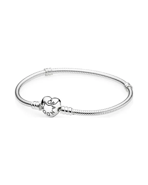 Pandora bracelet 590719-21 moments heart clasp