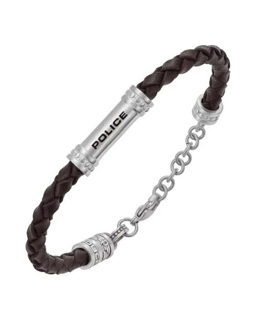 Armband Police Barrel PEAGB0035009 läder för män