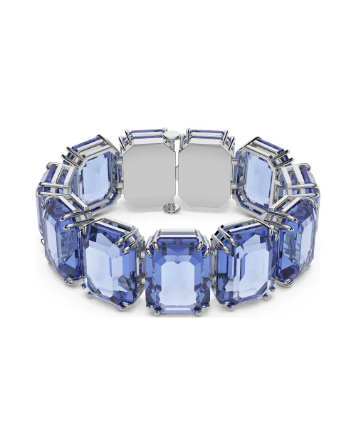 Bracelet Swarovski Millenia 5638491 octogonal bleu