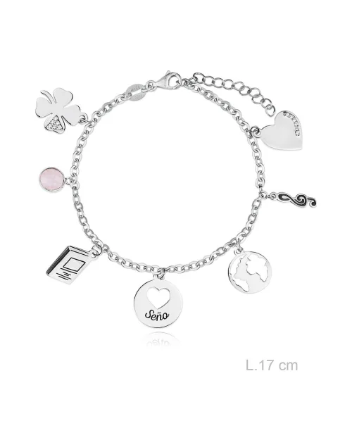 Armband VERUTIA 159201A kvinna silverstenar