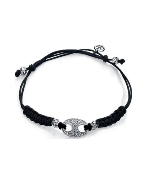 Armband Viceroy 1081P011-00 Vrouw Zwart Swarovski Zilver