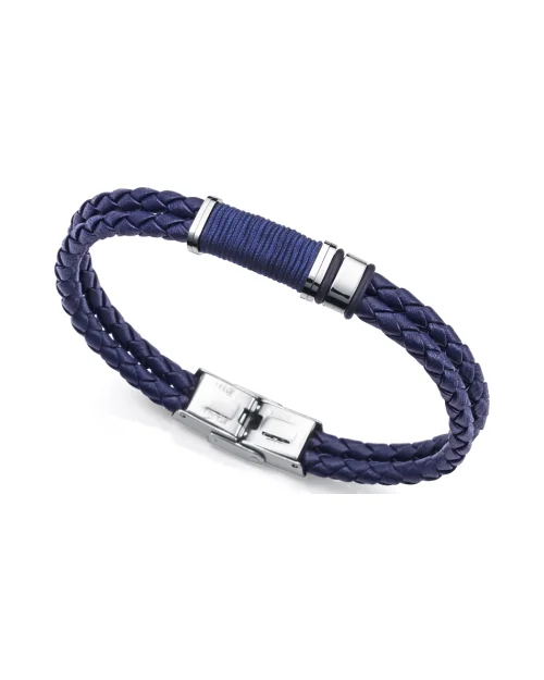 Viceroy 14129P01013 armband i rostfritt stål och läder för män