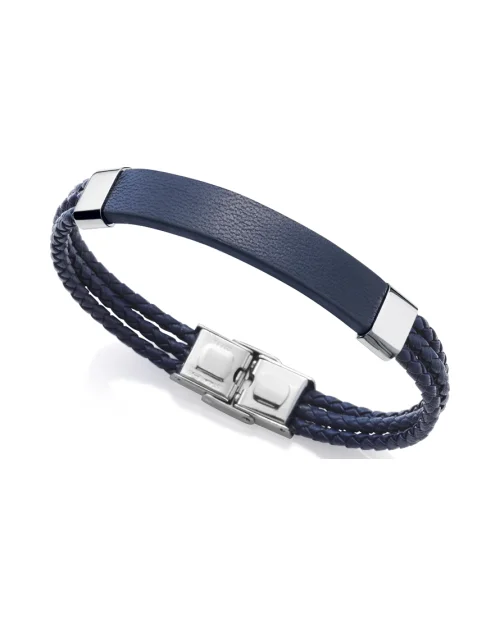 Armband Viceroy 75089P01013 MAGNUM Mann aus Edelstahl und Leder
