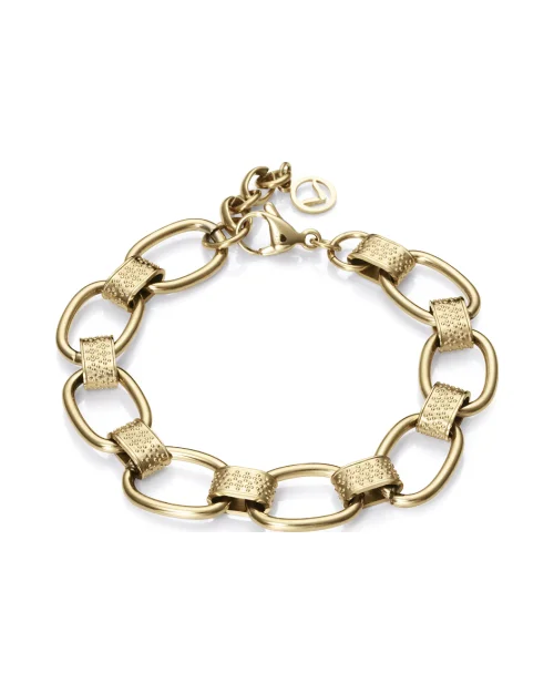 Bracciale Viceroy 75366P01012 acciaio inossidabile IP placcato oro da donna