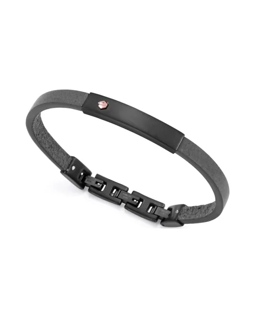 Bracciale Viceroy Fashion 6488P01013 acciaio e pelle