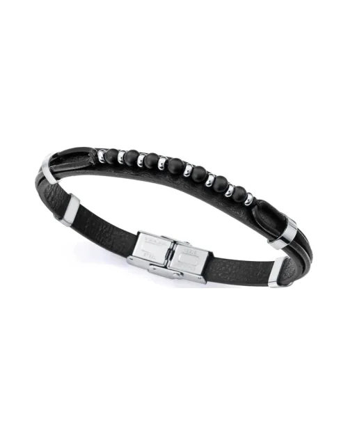 Bracelet Viceroy Magnum 15169P01010 acier inoxydable et cuir