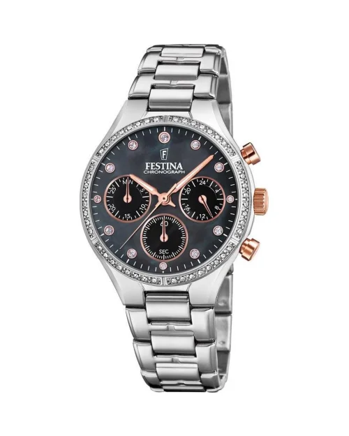 Festina Boyfriend F20401/4 Damenuhr aus Edelstahl